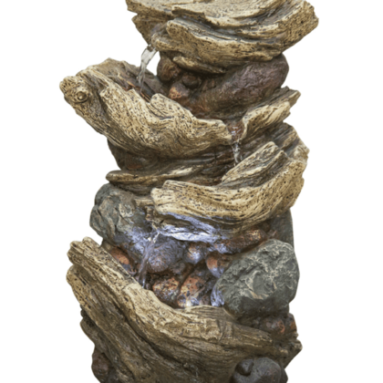Log Cascading Fountain