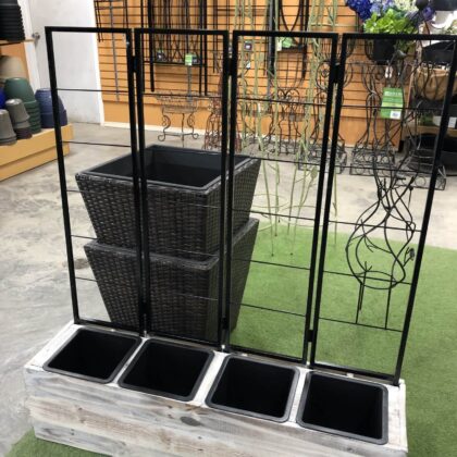 Earth Friendly 4 Section Urban Garden Trellis-Grapevine
