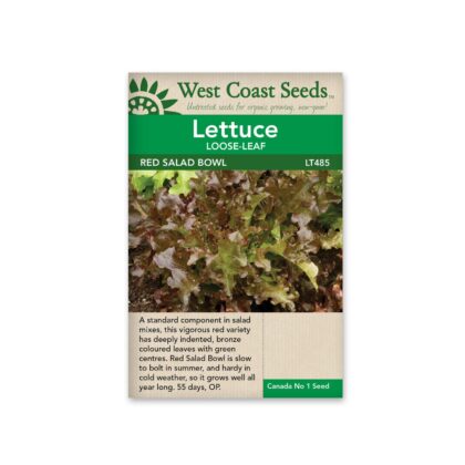 Lettuce-Salad Bowl-Red-West Coast