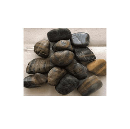Polished Tiger Rock - 20 KG Bag