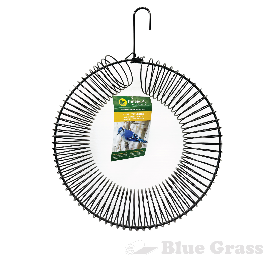Pinebush Wire Wreath Peanut Feeder